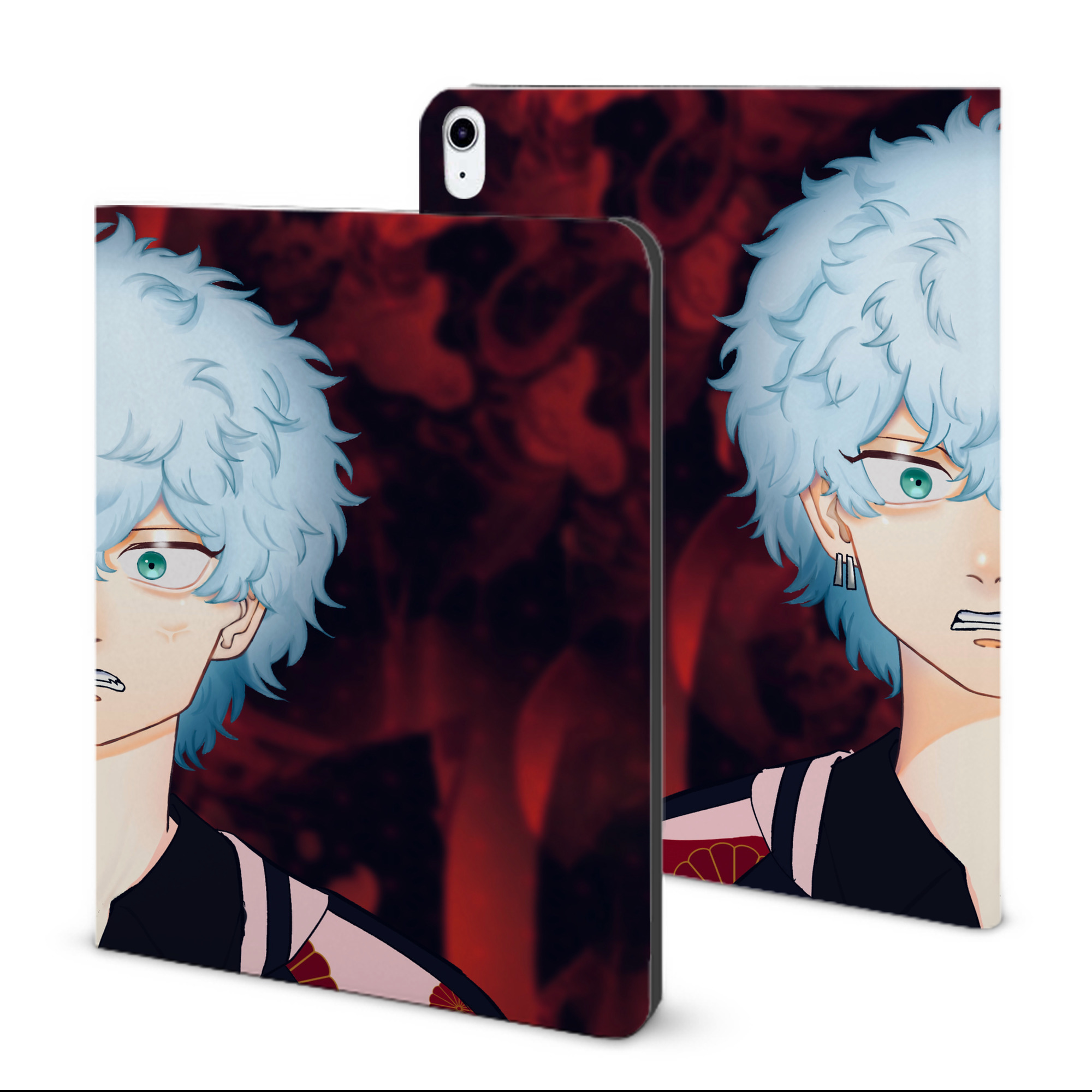 （画像用） 東京リベンジャーズ Tokyo Revengers IPad ケース ブック型 PUレザー TPU 耐衝撃 軽量 薄型 ペン収納なし 全面保護 IPad 各モデル対応